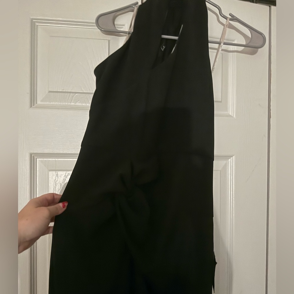 Black maxi dress